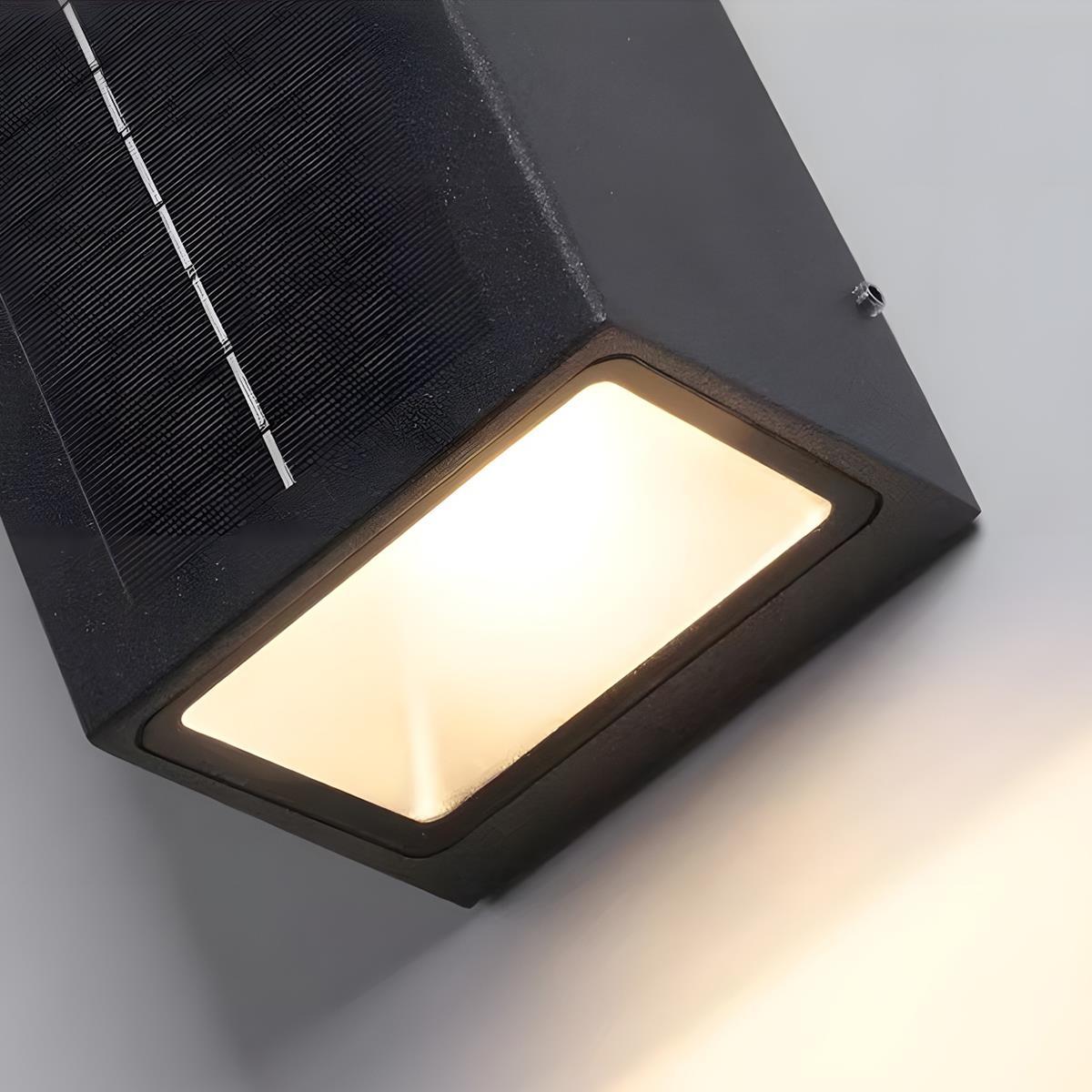 Moderne Buitenwandlamp LED Zwart Waterdicht IP65 Bidirectioneel Licht Gevelverlichting Tuin Veranda Terras | Sulvida