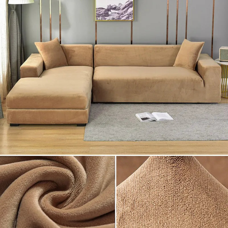 Rekbare Bankhoes Kreukvrij Wasbaar 1-zits tot 4-zits Meubelbeschermer Antislip Elastische Pasvorm Interieur | Sulvida