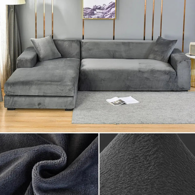 Rekbare Bankhoes Kreukvrij Wasbaar 1-zits tot 4-zits Meubelbeschermer Antislip Elastische Pasvorm Interieur | Sulvida