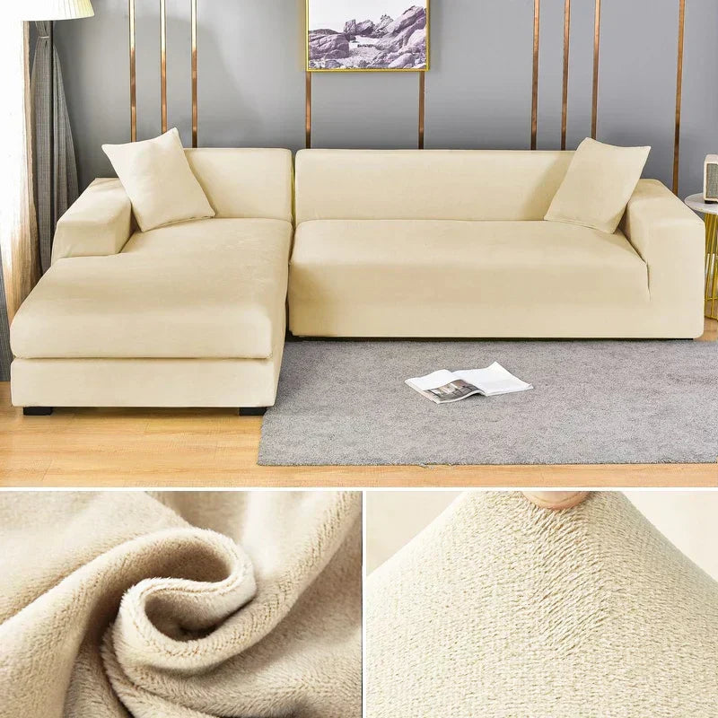 Rekbare Bankhoes Kreukvrij Wasbaar 1-zits tot 4-zits Meubelbeschermer Antislip Elastische Pasvorm Interieur | Sulvida