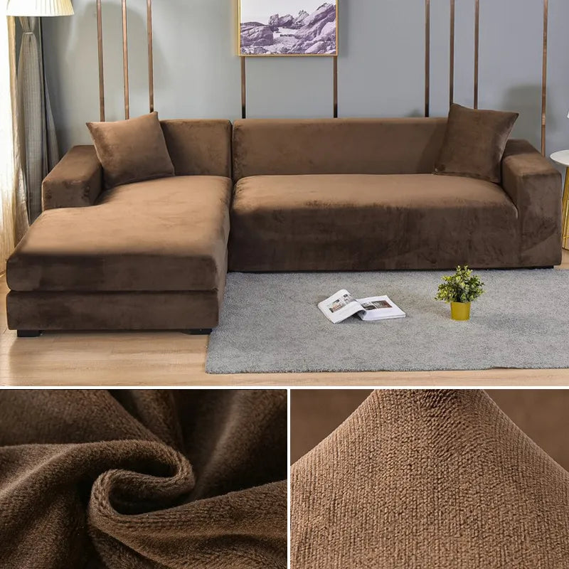 Rekbare Bankhoes Kreukvrij Wasbaar 1-zits tot 4-zits Meubelbeschermer Antislip Elastische Pasvorm Interieur | Sulvida