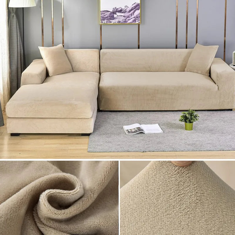 Rekbare Bankhoes Kreukvrij Wasbaar 1-zits tot 4-zits Meubelbeschermer Antislip Elastische Pasvorm Interieur | Sulvida