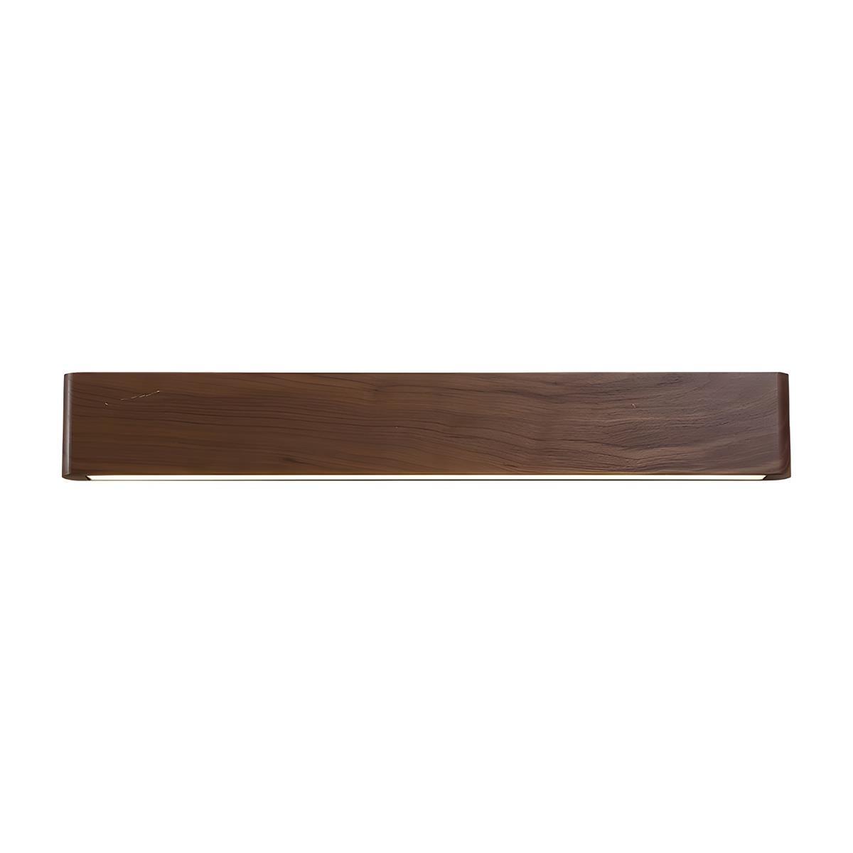 Wandlamp LED Hout Rechthoekig Notenhout 3 Standen Verstelbaar Warm Licht Sfeervol Modern Design Woonkamer | Sulvida