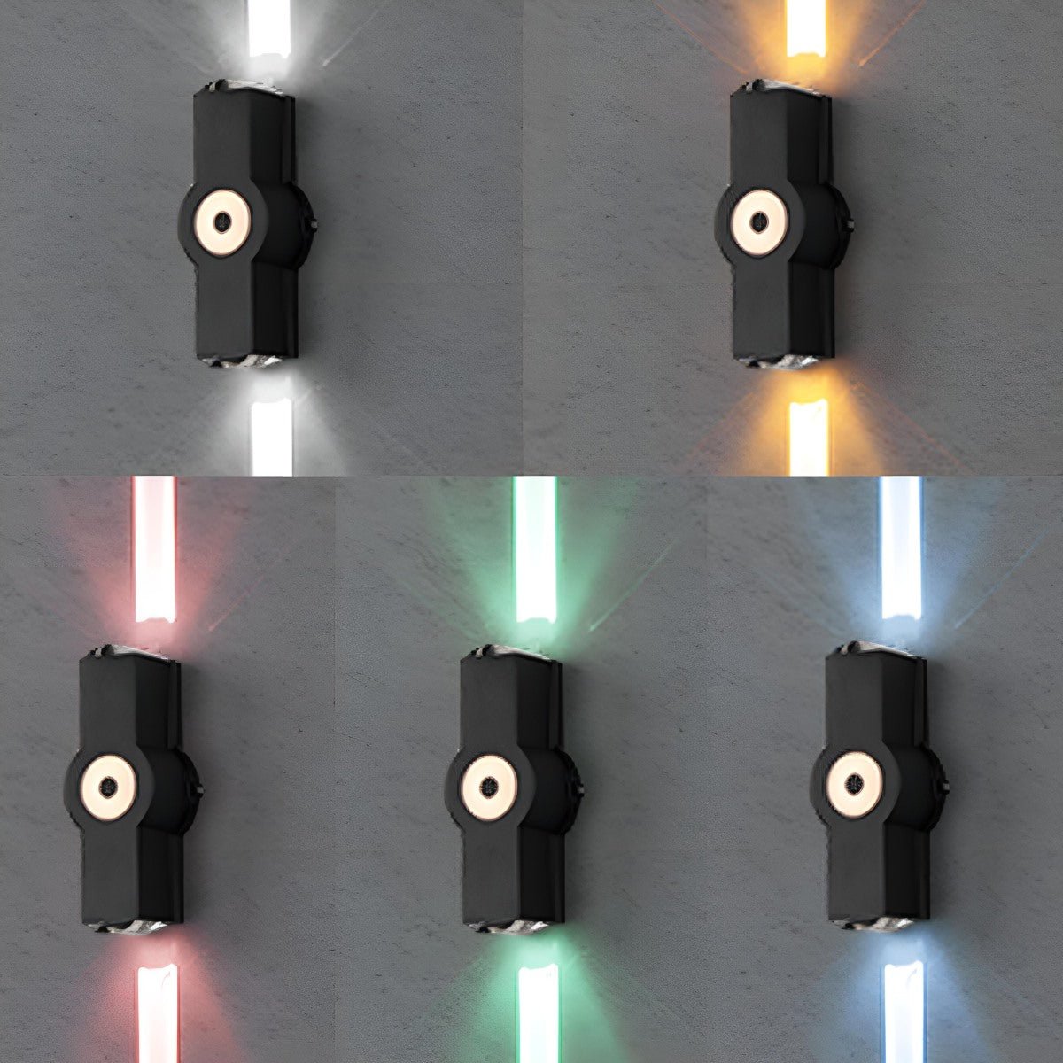 LED Buitenlamp Zwart Wandspot Verstelbaar Waterdicht IP65 voor Tuin Terras Oprit Gevel Architectuur Buitenverlichting | Sulvida
