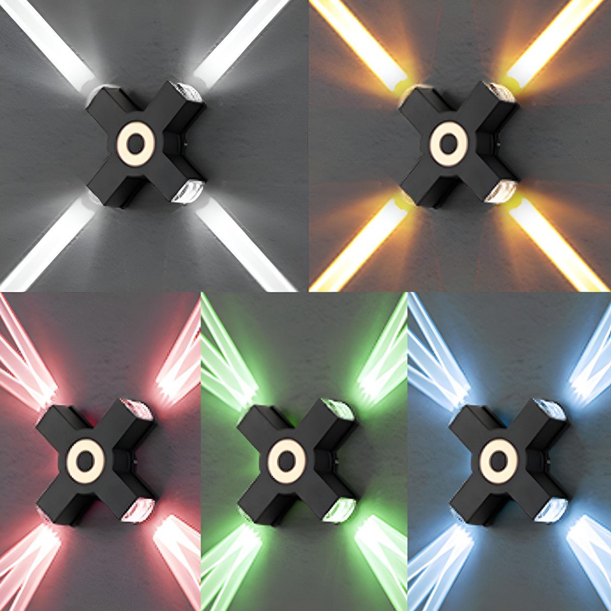 LED Buitenlamp Zwart Wandspot Verstelbaar Waterdicht IP65 voor Tuin Terras Oprit Gevel Architectuur Buitenverlichting | Sulvida