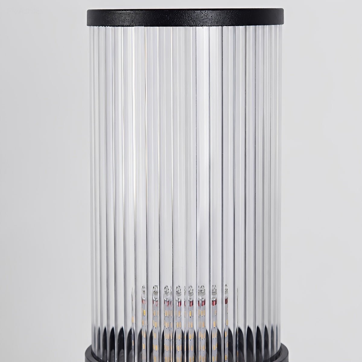 LED Sokkellamp Cilinder Zwart Waterdicht IP65 Tuinverlichting 40-80cm Tuin Oprit Terras Pad Warm Wit Licht | Sulvida