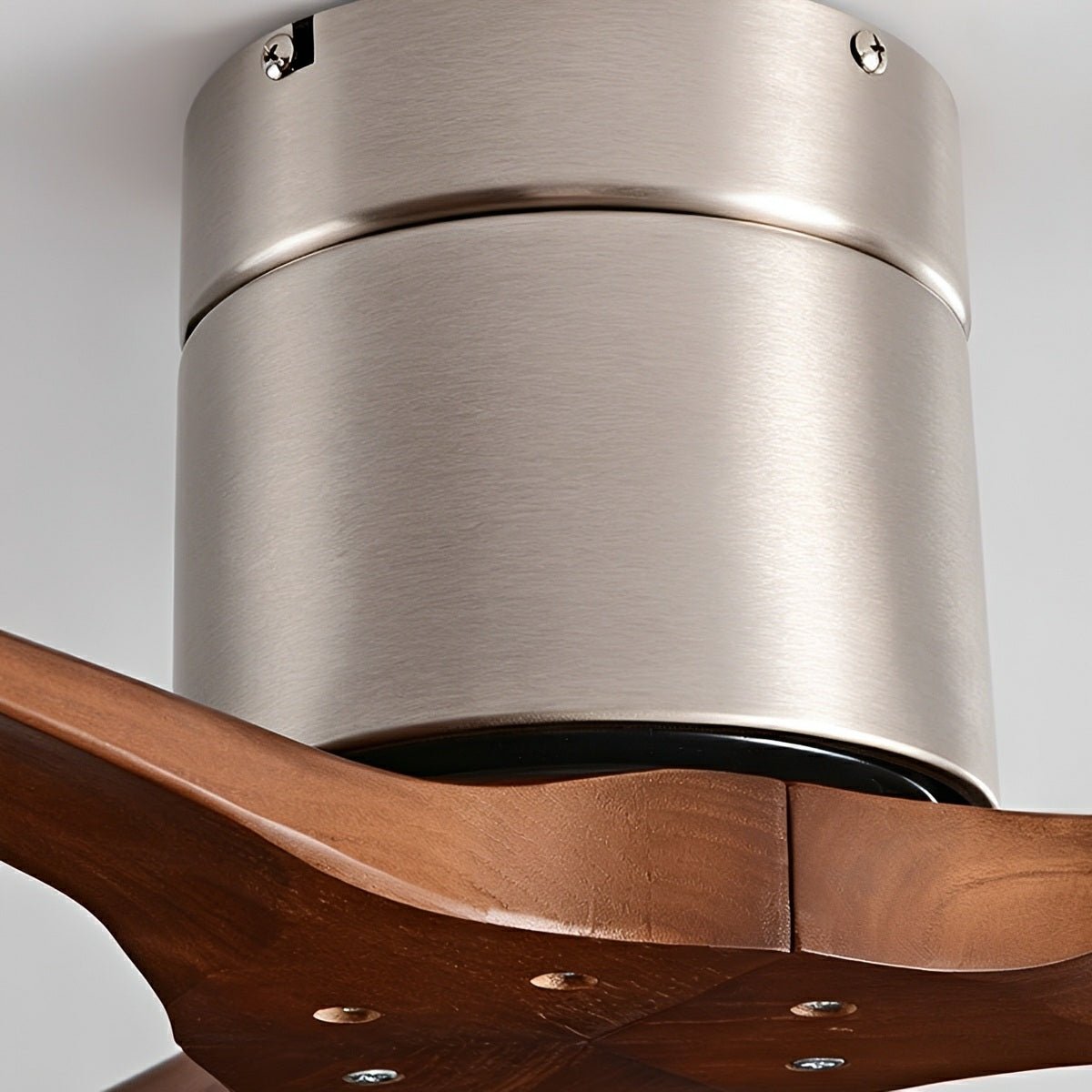 Plafondventilator met Houten Bladen en DC Motor 42 52 60 inch Fluisterstil voor Woonkamer Slaapkamer | Sulvida