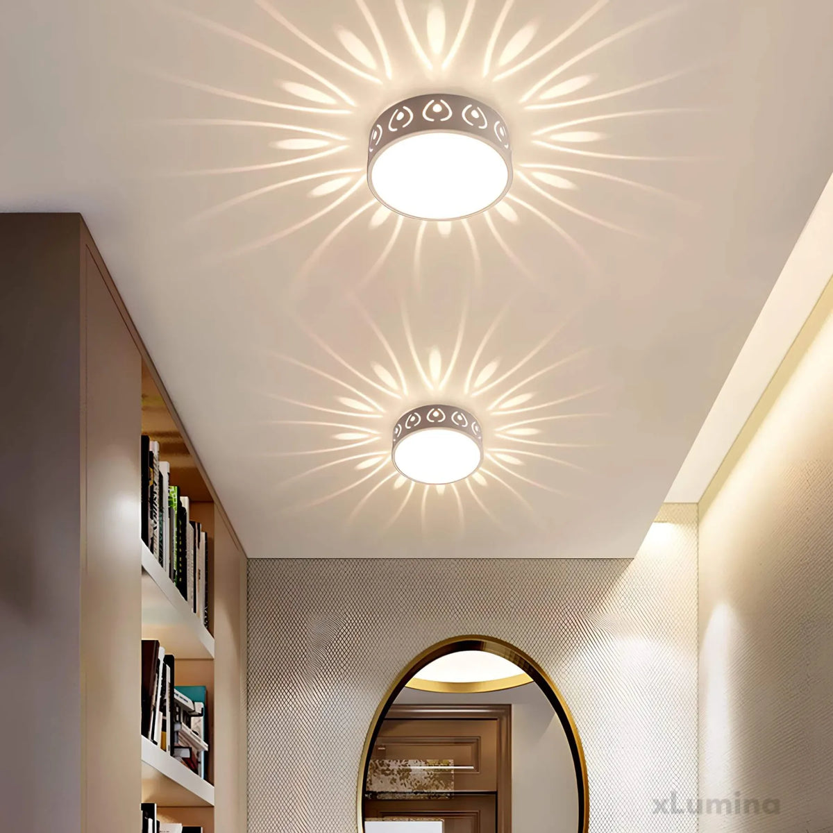 LED Plafondlamp Kristal Acryl – Warm of Koudwit Licht, Moderne Wandverlichting voor Gang, Entree en Balkon | Sulvida