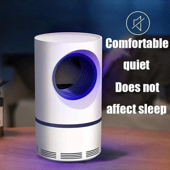 UV-insectenval met aansuigventilator S en L voor binnen buiten muggenval USB veilig stil effectief insectenlamp | Sulvida