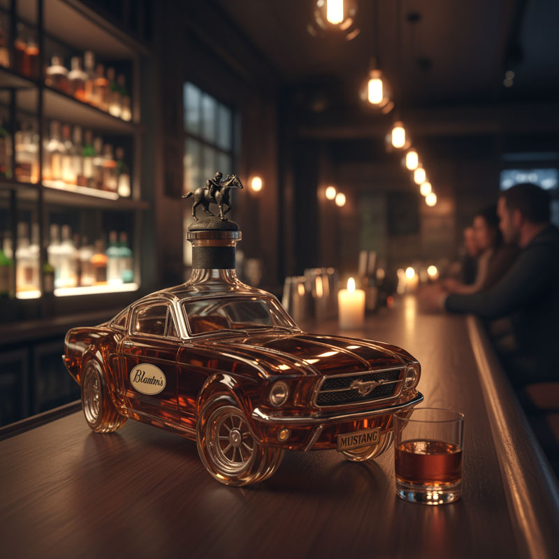 Whiskey Karaf Auto Vintage Glas Gedistilleerd Decanteer Fles Thuisbar Collector Cadeau Decoratief Design | Sulvida