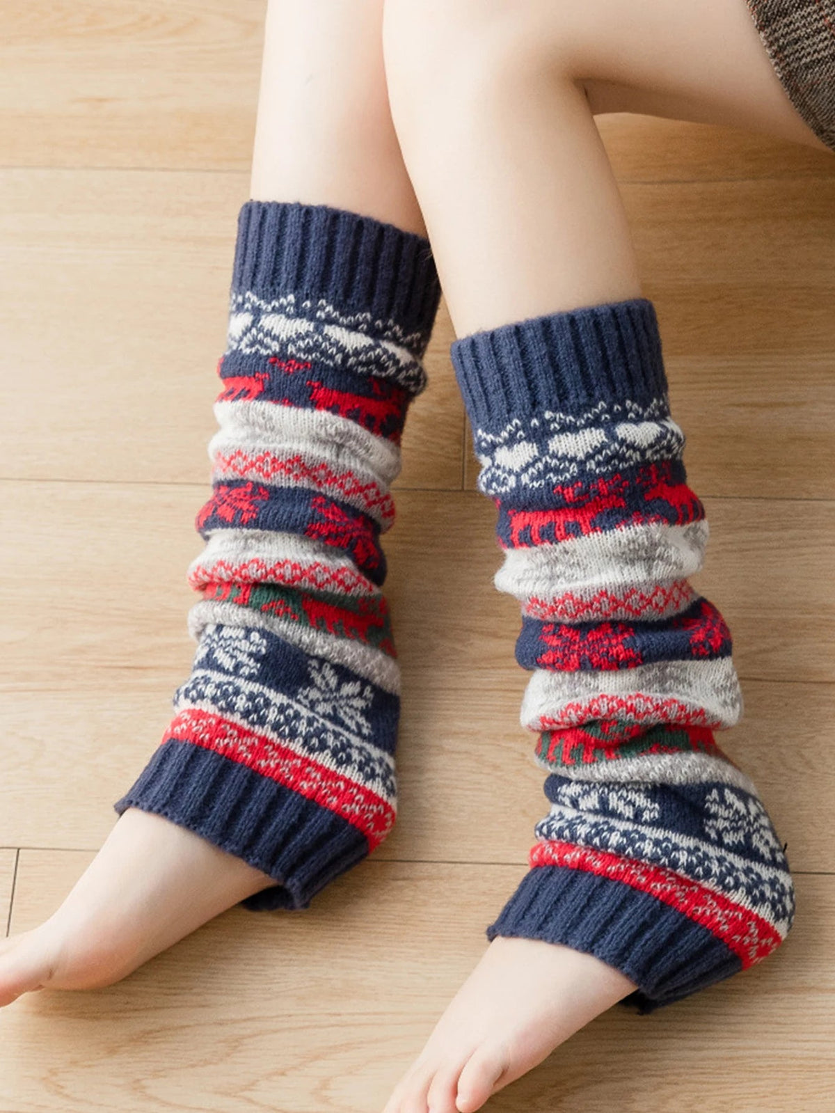 Gebreide Beenwarmers Herfst Winter – Zachte Acryl Legwarmers voor Dames en Meisjes – Warme Sokken Mode | Sulvida