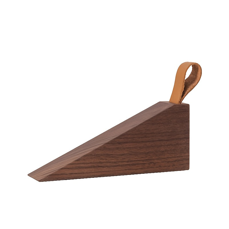 Houten Deurwig Massief Hout Antislip Wigvormige Deurstopper Scandinavisch Design Woon-Slaapkamer Hal | Sulvida