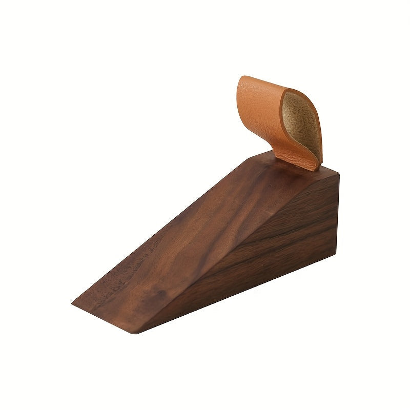 Houten Deurwig Massief Hout Antislip Wigvormige Deurstopper Scandinavisch Design Woon-Slaapkamer Hal | Sulvida