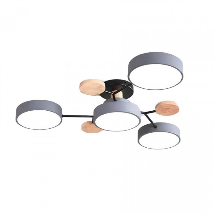LED Plafondlamp Scandinavisch Design Vertakte Moderne Verlichting Aluminium en Acryl voor Woonkamer Eetkamer | Sulvida