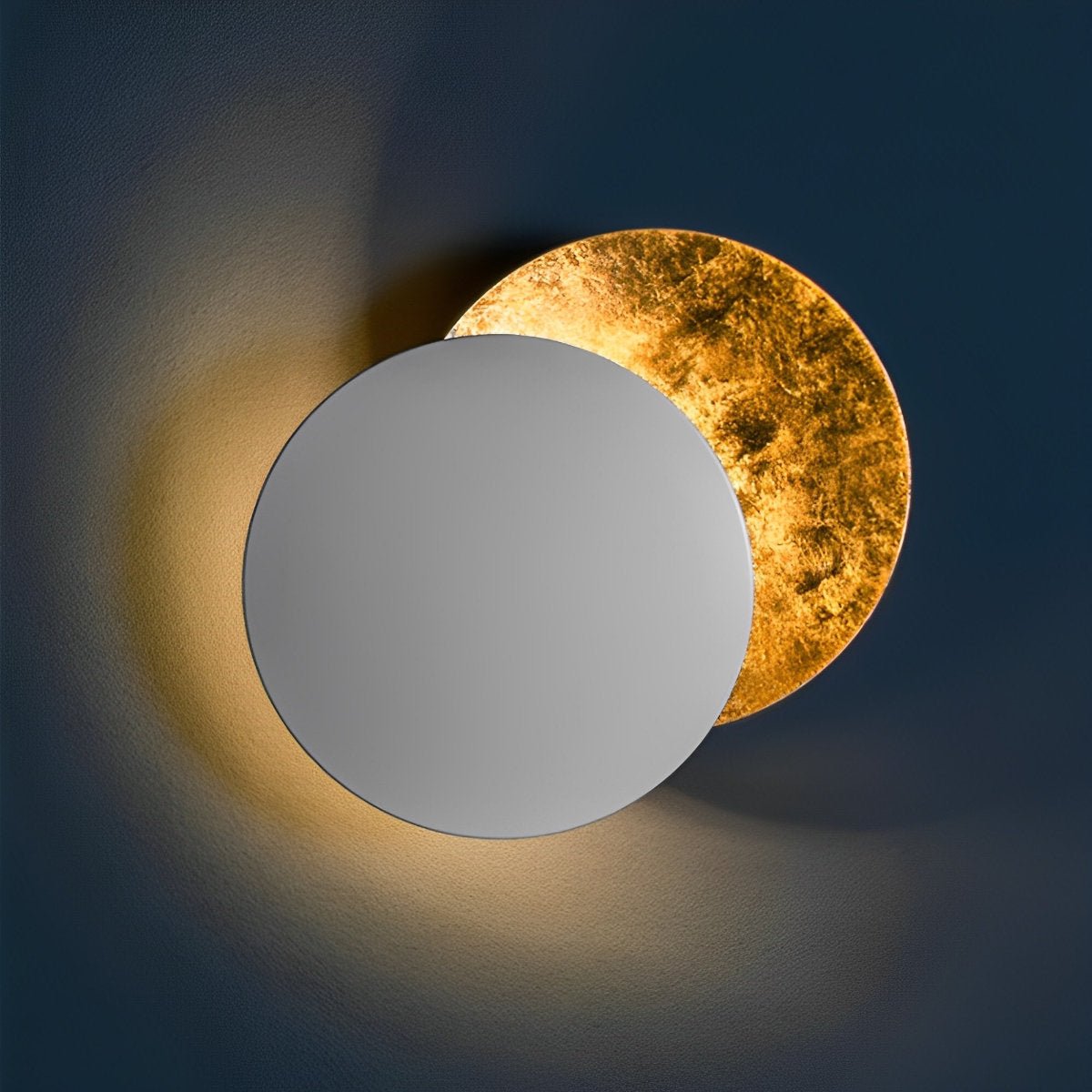 Verstelbare Wandlamp IJzer LED Maanfase Design Zwart Goud Wit Koper voor Gang Slaapkamer Eetkamer Woonkamer | Sulvida