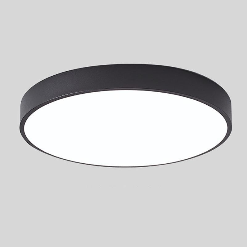 Scandinavische Plafondlamp Hout Ø23cm en Ø30cm Macaron Vorm Slaapkamer Balkon Studeerkamer LED Verlichting | Sulvida