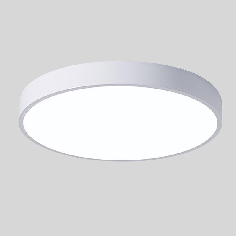 Scandinavische Plafondlamp Hout Ø23cm en Ø30cm Macaron Vorm Slaapkamer Balkon Studeerkamer LED Verlichting | Sulvida