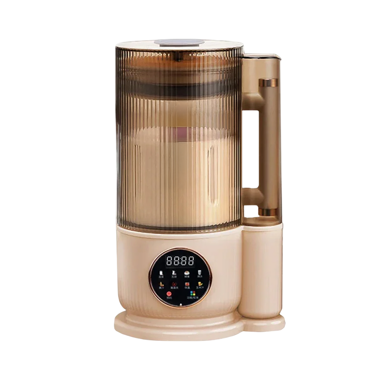 Appareil à lait végétal pour préparer du lait frais d’amande, de soja et d’avoine, avec 8 programmes automatiques et fonction chauffante | Sulvida