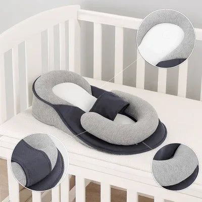 Antireflex Babywig voor Wiegje Incline 23×14×6in Ademend Katoen Pasgeboren Comfort Slaapsteun Rustgevend | Sulvida