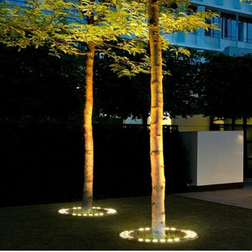 LED Grondspot Boomverlichting Tuinspot Warm Wit Aluminium Glas IP65 Waterdicht Boom Basisverlichting | Sulvida