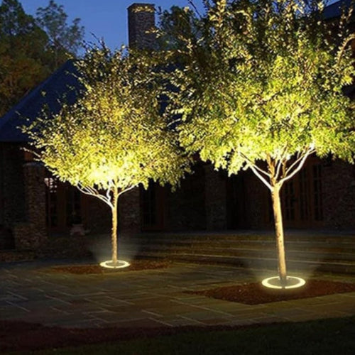 LED Grondspot Boomverlichting Tuinspot Warm Wit Aluminium Glas IP65 Waterdicht Boom Basisverlichting | Sulvida