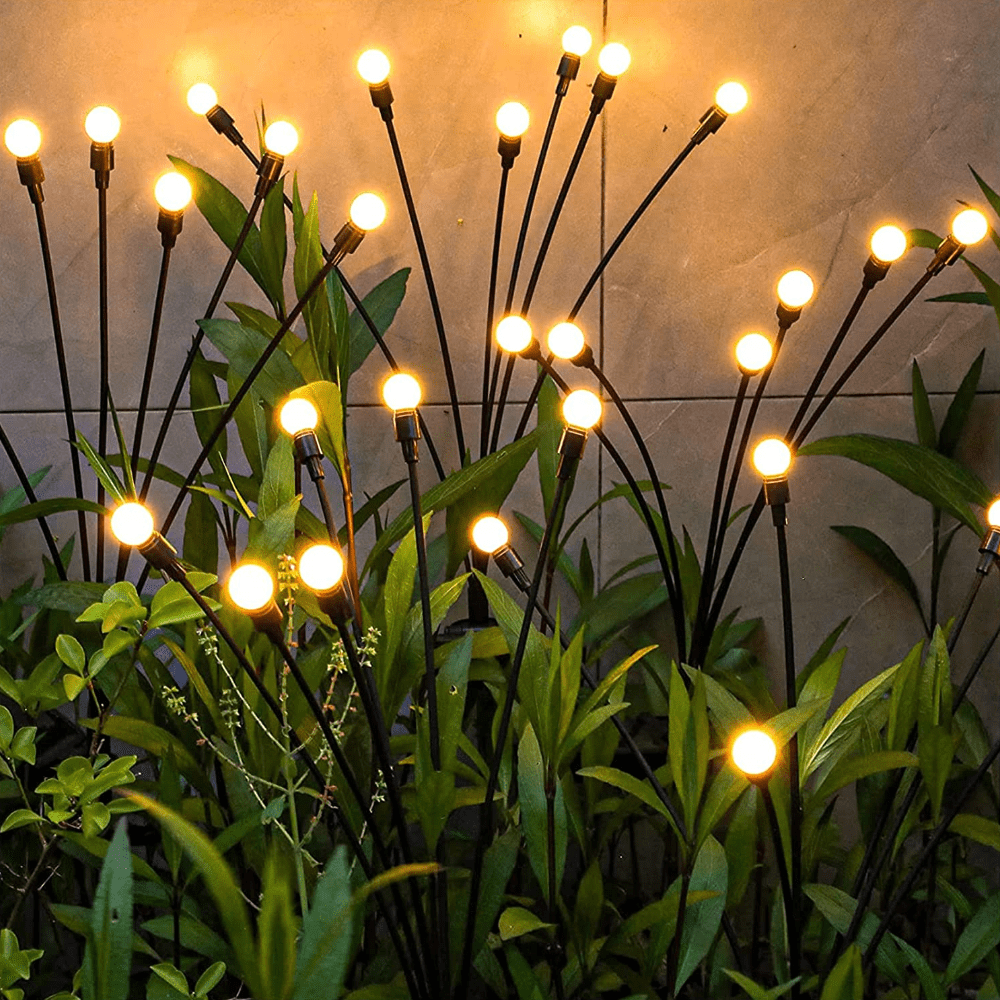 Zonne-energie tuinverlichting met gloeilampeffect voor bloembedden paden terras waterdicht IP65 decoratief LED | Sulvida