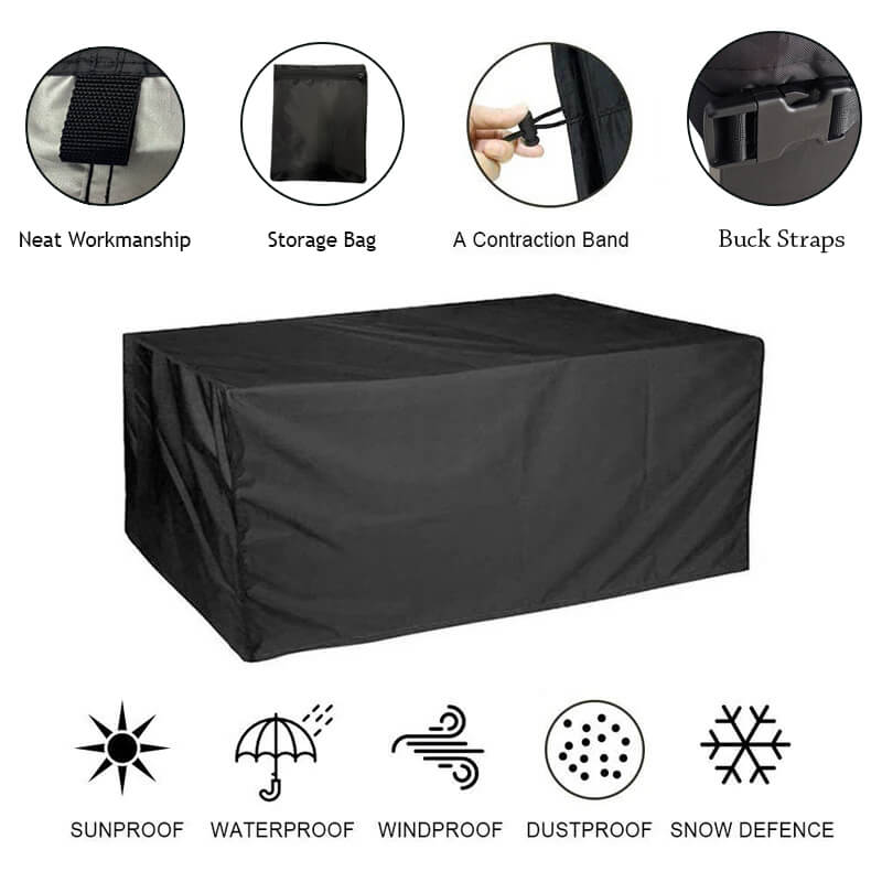 Beschermhoes voor Tuinmeubels Waterdicht Heavy Duty Weersbestendig Tafel Stoel Barbecue Bescherming Outdoor | Sulvida