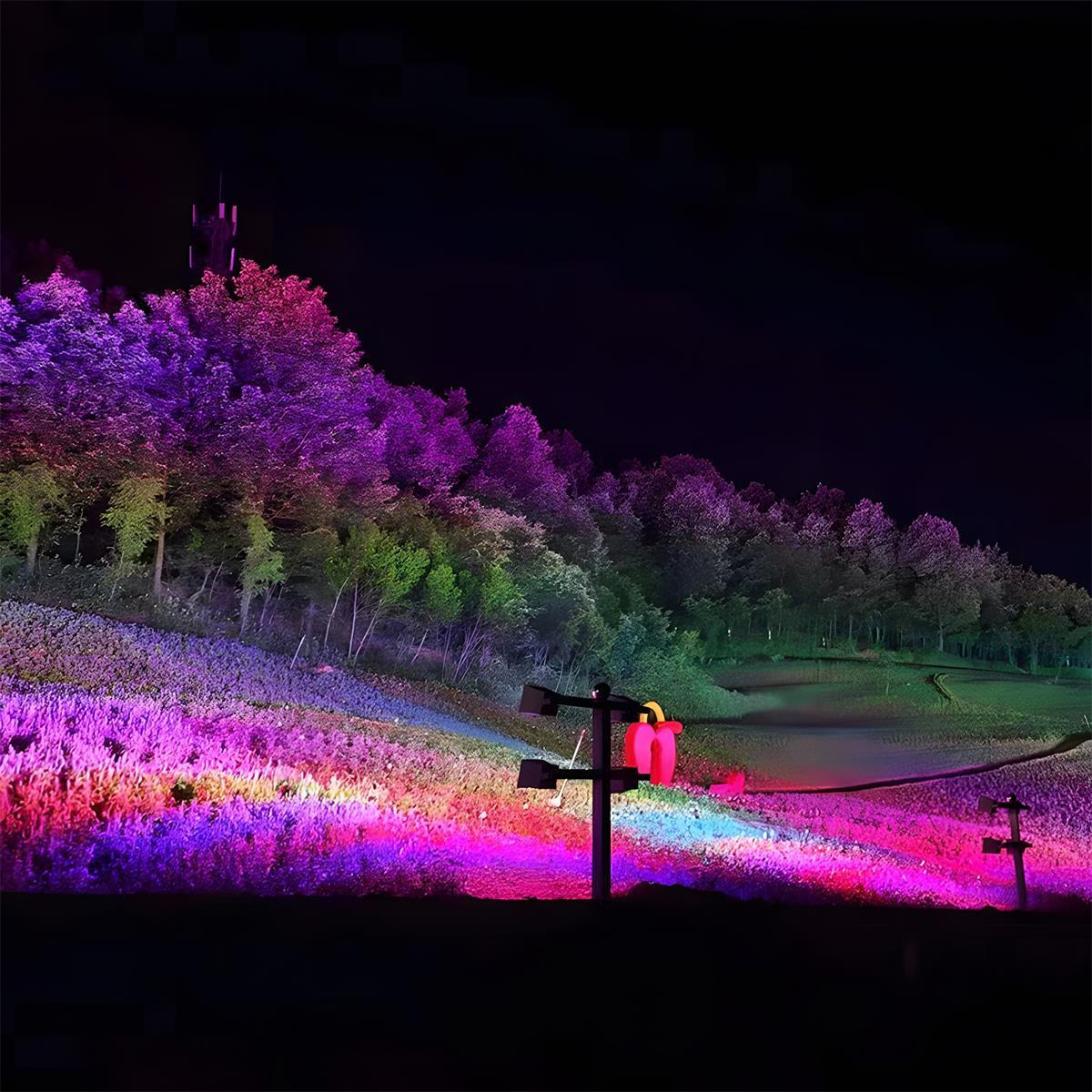 RGB LED Tuinspot Waterdicht IP65 Grijs Aluminium Buitenverlichting Landschapsverlichting Tuin Sfeerverlichting | Sulvida
