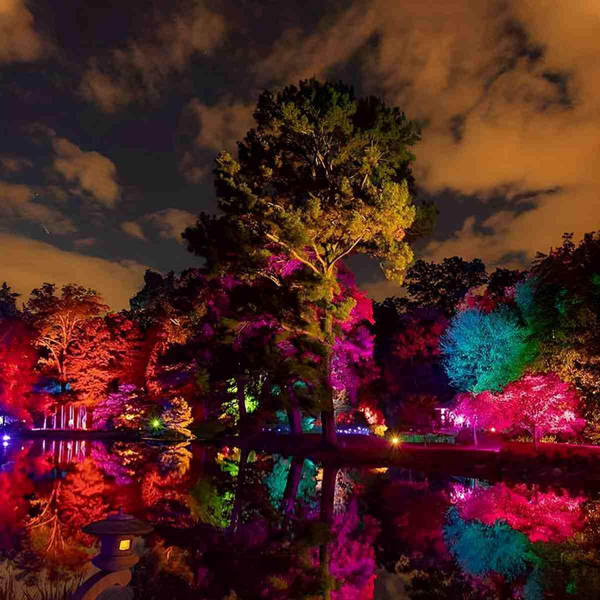 RGB LED Buitenspot Grijs 48W-72W Aluminium Waterdicht IP66 Tuinverlichting voor Bomen Gevels & Architectuur | Sulvida