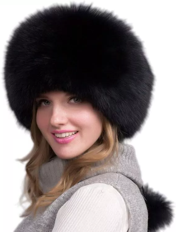 Luxe Vossenbont Wintermuts met Oorwarmers – Natuurlijk Bont, Extra Warm en Comfortabel voor Dames in de Winter | Sulvida