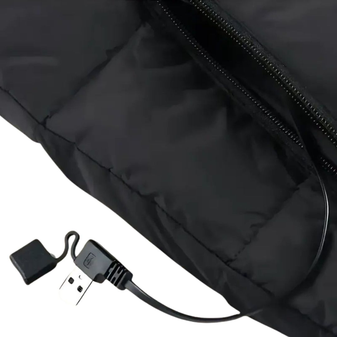 Verwarmbaar Bodywarmer Dames Lichtgewicht Elektrisch Gilet Verstelbare Warmtestanden Zwart Blauw Outdoor | Sulvida
