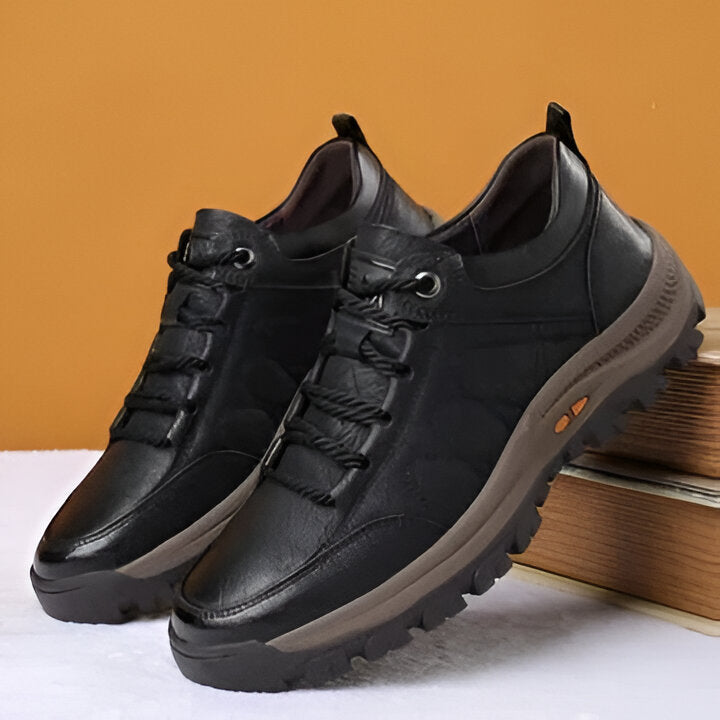 Handgestikte Herenschoenen met Boognsteun Antislip Ademend Comfortabel Leer | Sulvida