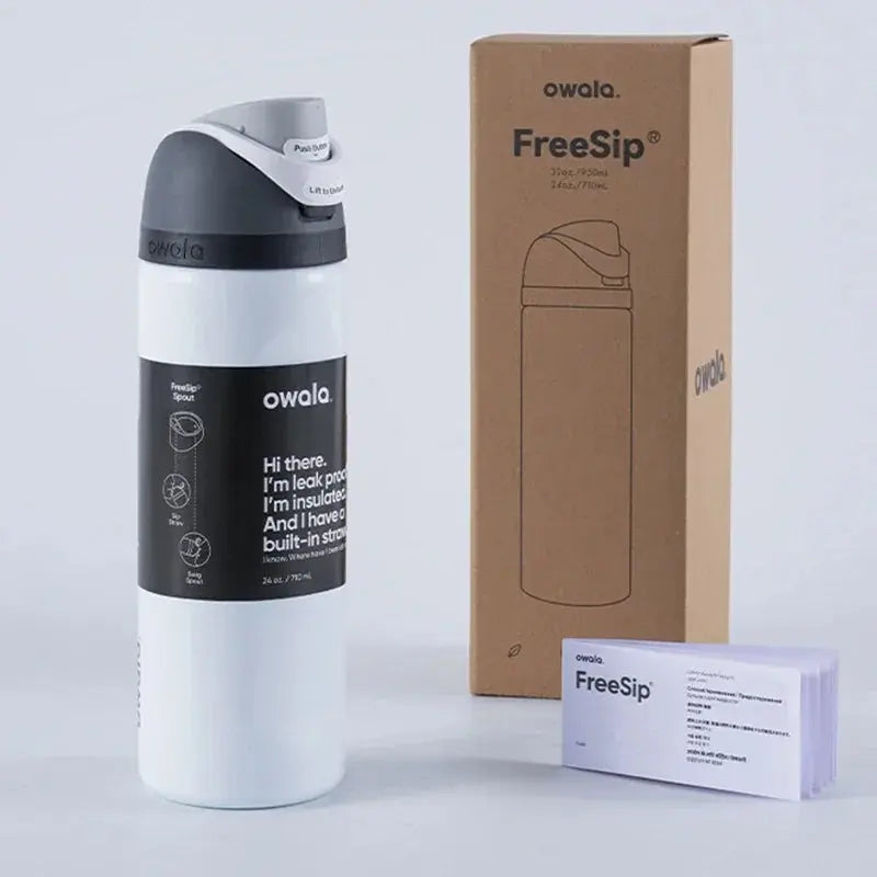 Drinkfles 710ml RVS Dubbel Geïsoleerd Lekvrij Sportfles BPA-Vrij Koud 24u Herbruikbaar Thermosfles Sport | Sulvida