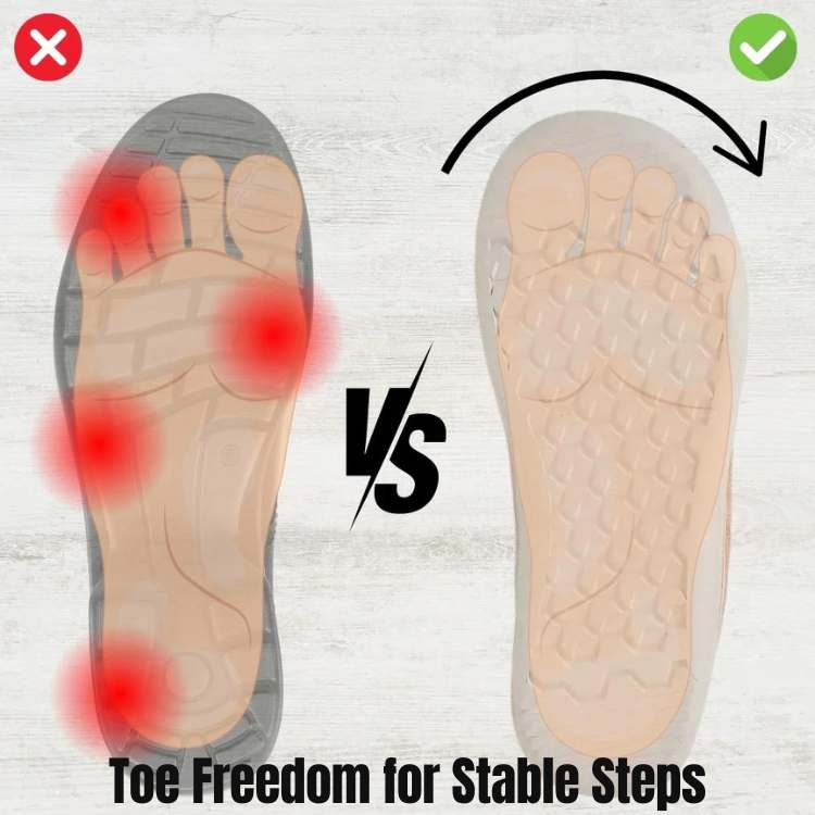 Ergonomische wandelschoenen dames heren comfortabel ademend flexibele zool orthopedisch dagelijks gebruik | Sulvida