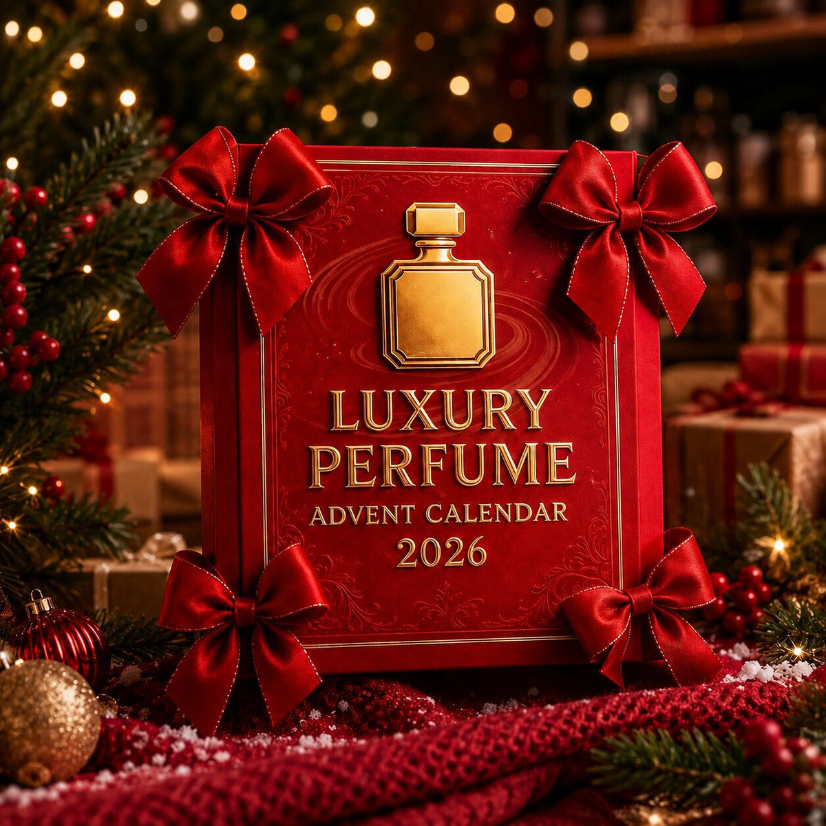 Adventskalender 2026 met 24 Verrassingen Parfumflesjes Design Countdown Cadeau Kerstkalender voor Vrouwen | Sulvida