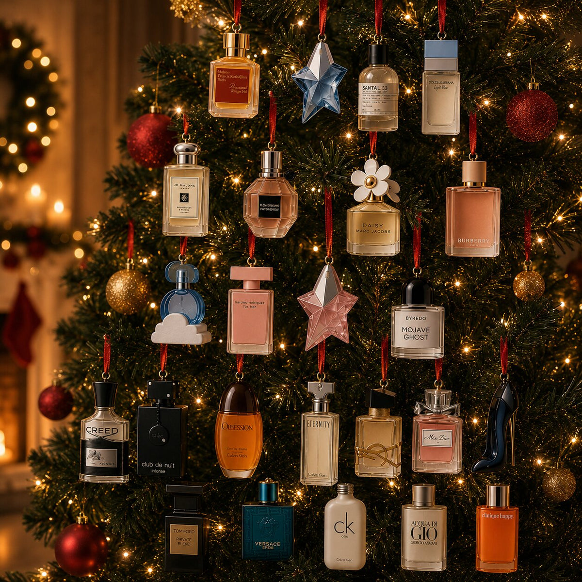 Adventskalender 2026 met 24 Verrassingen Parfumflesjes Design Countdown Cadeau Kerstkalender voor Vrouwen | Sulvida