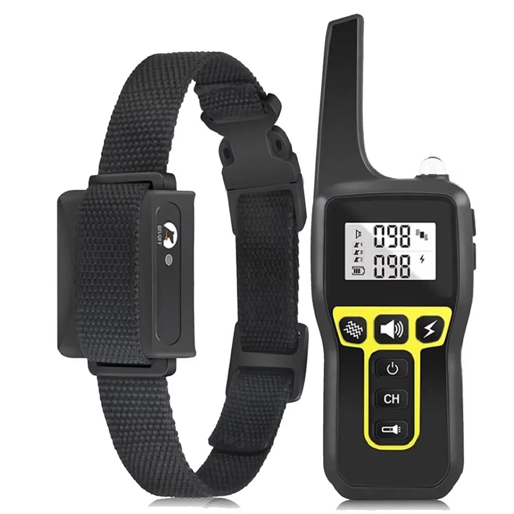 Collier de dressage pour chien avec 3 modes : son, vibration et stimulation, portée jusqu’à 1000 mètres, pour un dressage efficace | Sulvida