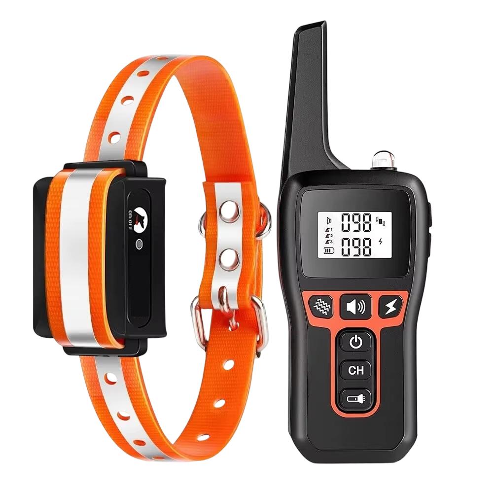 Collier de dressage pour chien avec 3 modes : son, vibration et stimulation, portée jusqu’à 1000 mètres, pour un dressage efficace | Sulvida