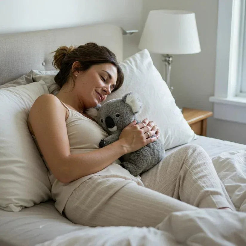 Rustgevende Koala Knuffel met Zachte Vacht voor Ontspanning Comfort Gezelligheid Thuis Decoratie Cadeau | Sulvida