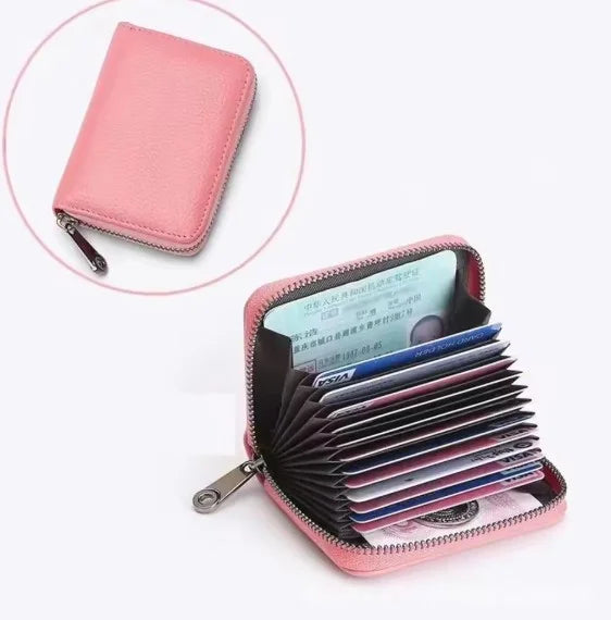 Compacte Portemonnee Meerkleurig voor Pasjes en Bankkaarten Elegante Kaarthouder Multi-card Wallet Overzichtelijk | Sulvida