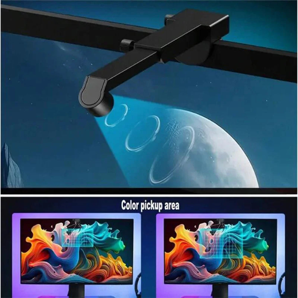 Bande LED de rétroéclairage TV RGBIC, 30 LED/m, synchronisation par caméra aux couleurs de l’écran, éclairage d’ambiance gaming pour TV de 55-75 pouces | Sulvida