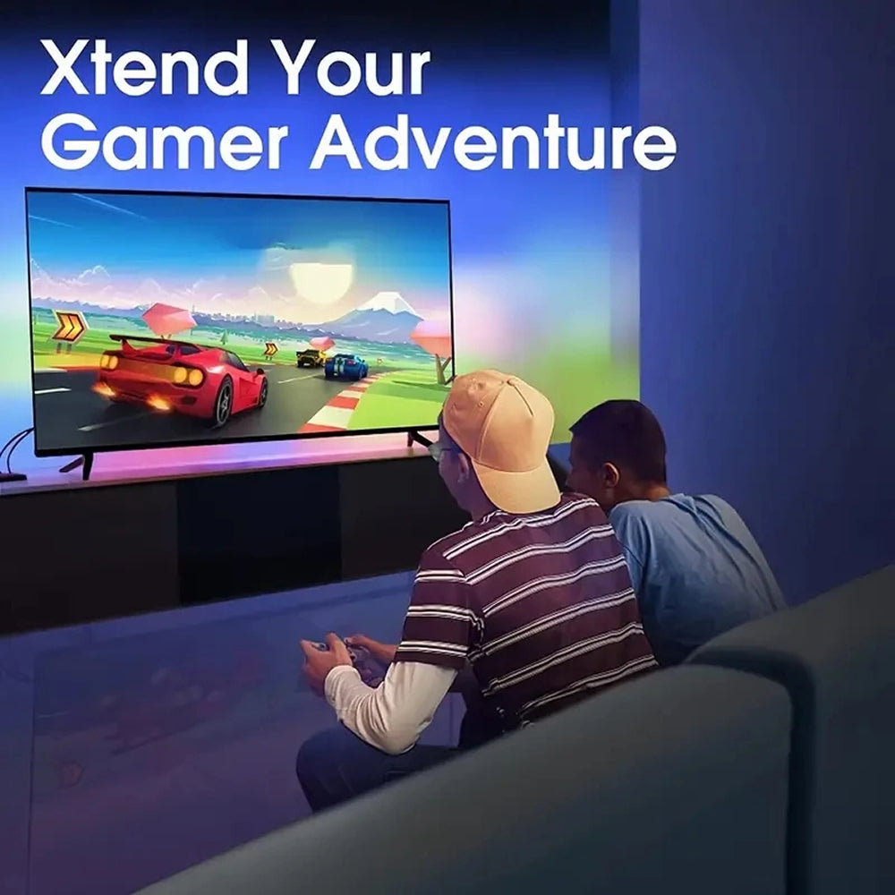 Bande LED de rétroéclairage TV RGBIC, 30 LED/m, synchronisation par caméra aux couleurs de l’écran, éclairage d’ambiance gaming pour TV de 55-75 pouces | Sulvida