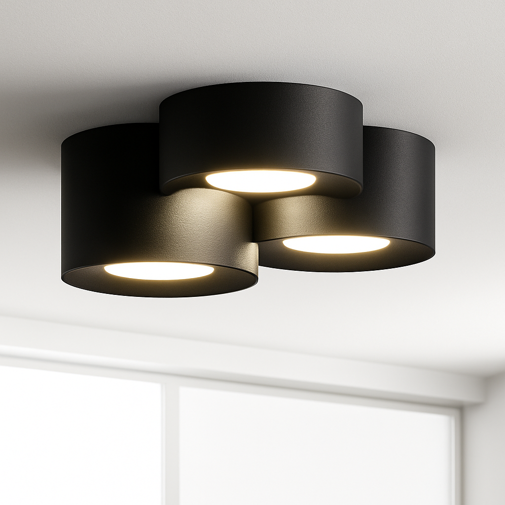 Cilindervormige LED-plafondspot Minimalistisch Modern Accent Opbouwspot Gang Hal Woonkamer Zwart Wit | Sulvida
