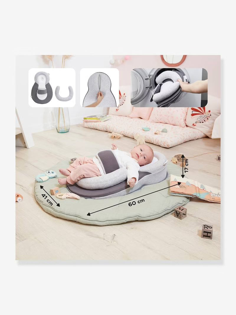 Antireflex Babywig voor Wiegje Incline 23×14×6in Ademend Katoen Pasgeboren Comfort Slaapsteun Rustgevend | Sulvida
