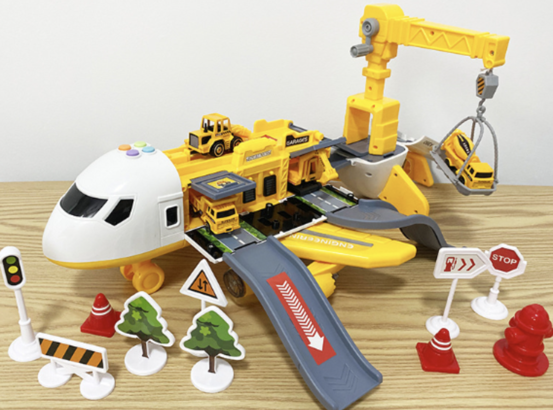 Interactief Vliegtuigspeelset voor Kinderen 3-6 Jaar met 6 Voertuigen 13 Accessoires Educatief Speelgoed | Sulvida