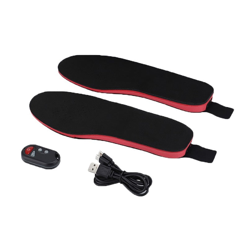 Verwarmbare Inlegzolen met Afstandsbediening Voetboogondersteuning Oplaadbaar USB-C Winter Warmte Comfort | Sulvida