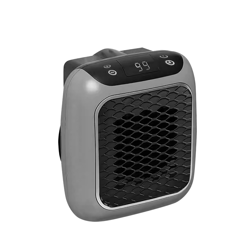 Elektrische Wandkachel 220-240V met LED-Display Veiligheidsrooster en Thermostaat voor Slaapkamer Kantoor | Sulvida
