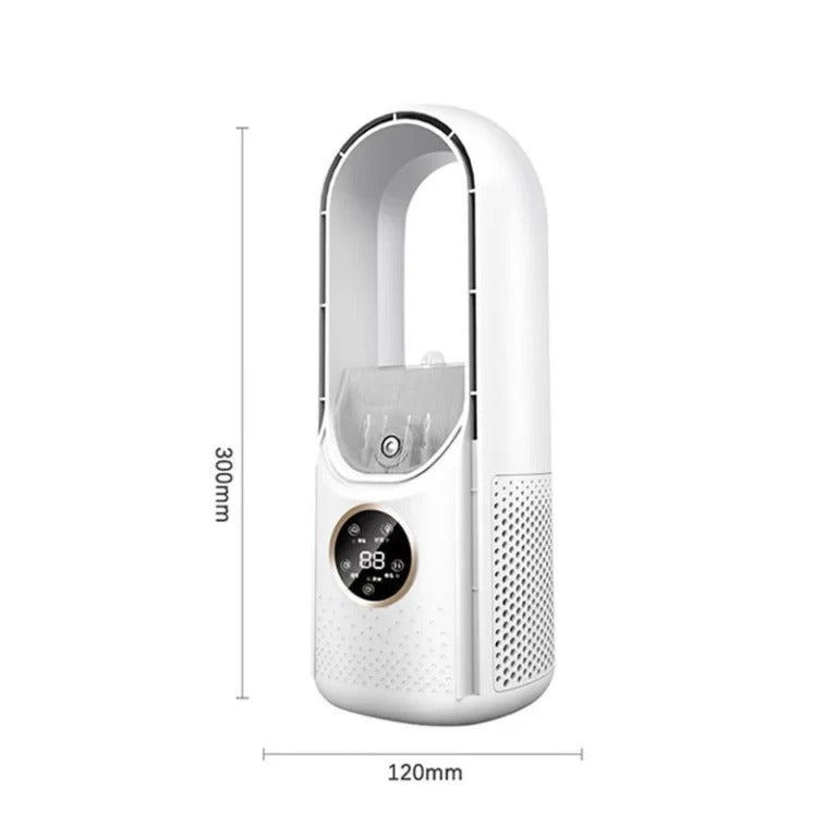 Mobiele Bladloze Stille Luchtkoeler USB Verdamping voor Thuis Kantoor Bureau 100ml Watertank Compact | Sulvida