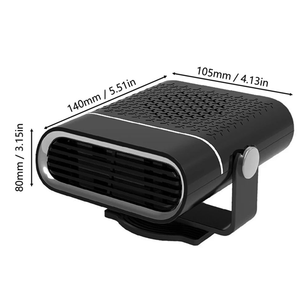 Mobiele Autoverwarmer 12V met Snelle Opwarmfunctie en Ontwaseming voor Autoruit Ontdooien Compact Design | Sulvida