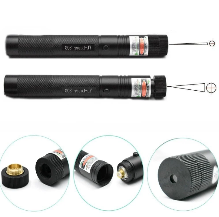 Draagbare Laserpointer Hoge Intensiteit Presentaties Sterren Kijken Rood Groen Lichtstraal Precisie Rechargeable | Sulvida